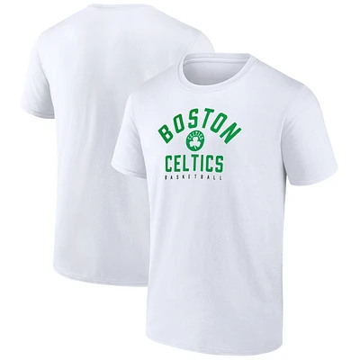 Men's Fanatics  White Boston Celtics T-Shirt