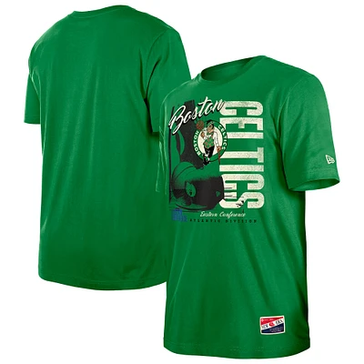 T-shirt vintage à imprimé rétro Boston Celtics de New Era pour homme, vert Kelly