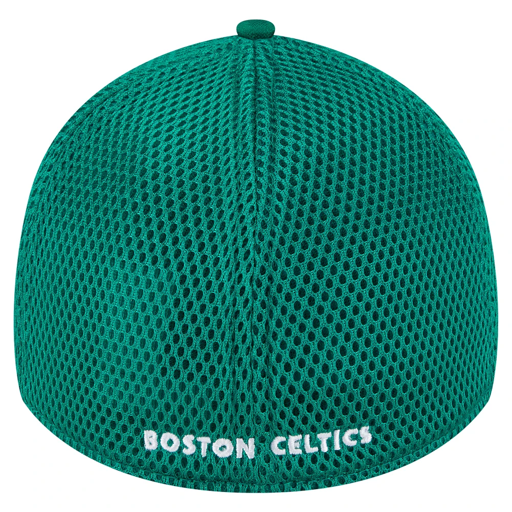 Men's New Era  Kelly Green Boston Celtics Subtle Camo 39THIRTY Flex Hat