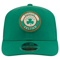 Casquette ajustable 9SEVENTY Victory Grove Circle Patch Boston Celtics Kelly Green New Era pour homme