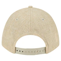 Casquette ajustable Boston Celtics A-Frame 9FORTY en tissu tissé par injection pour homme New Era Tan