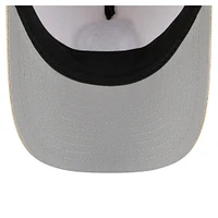 Casquette ajustable Boston Celtics A-Frame 9FORTY en tissu tissé par injection pour homme New Era Tan