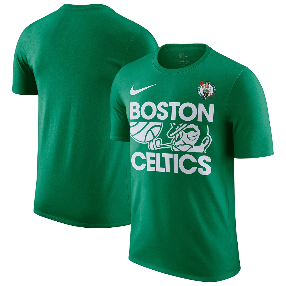 T-shirt Nike Kelly Green Boston Celtics Courtside This Is Our Year pour homme