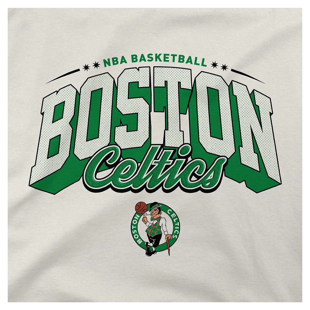Men's Stadium Essentials  Cream Boston Celtics Your Way Oversized Urban T-Shirt