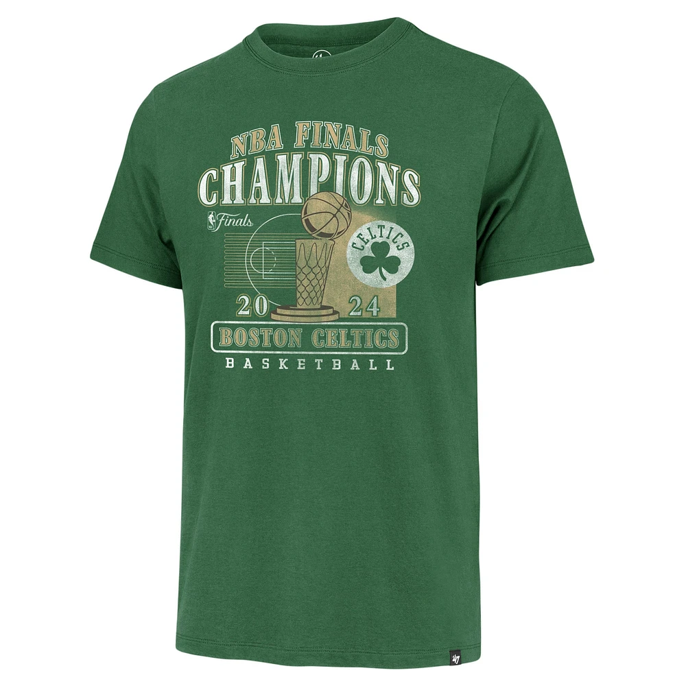 T-shirt '47 Kelly Green Boston Celtics 2024 Champions de la finale NBA Big & Tall Courtside Franklin pour hommes