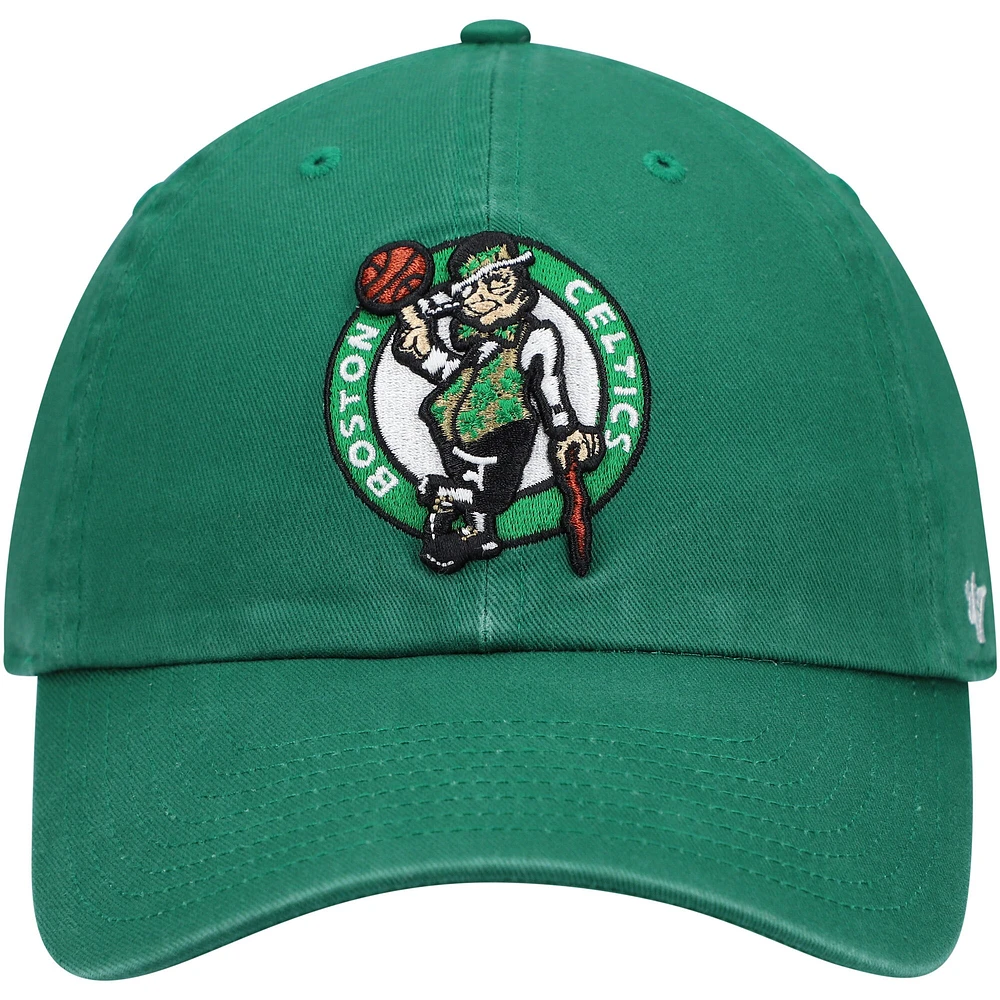 Casquette réglable '47 Kelly Green Boston Celtics Logo Clean Up pour homme