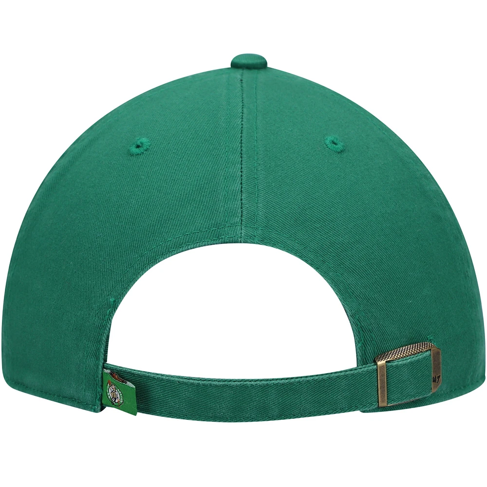 Casquette réglable '47 Kelly Green Boston Celtics Logo Clean Up pour homme