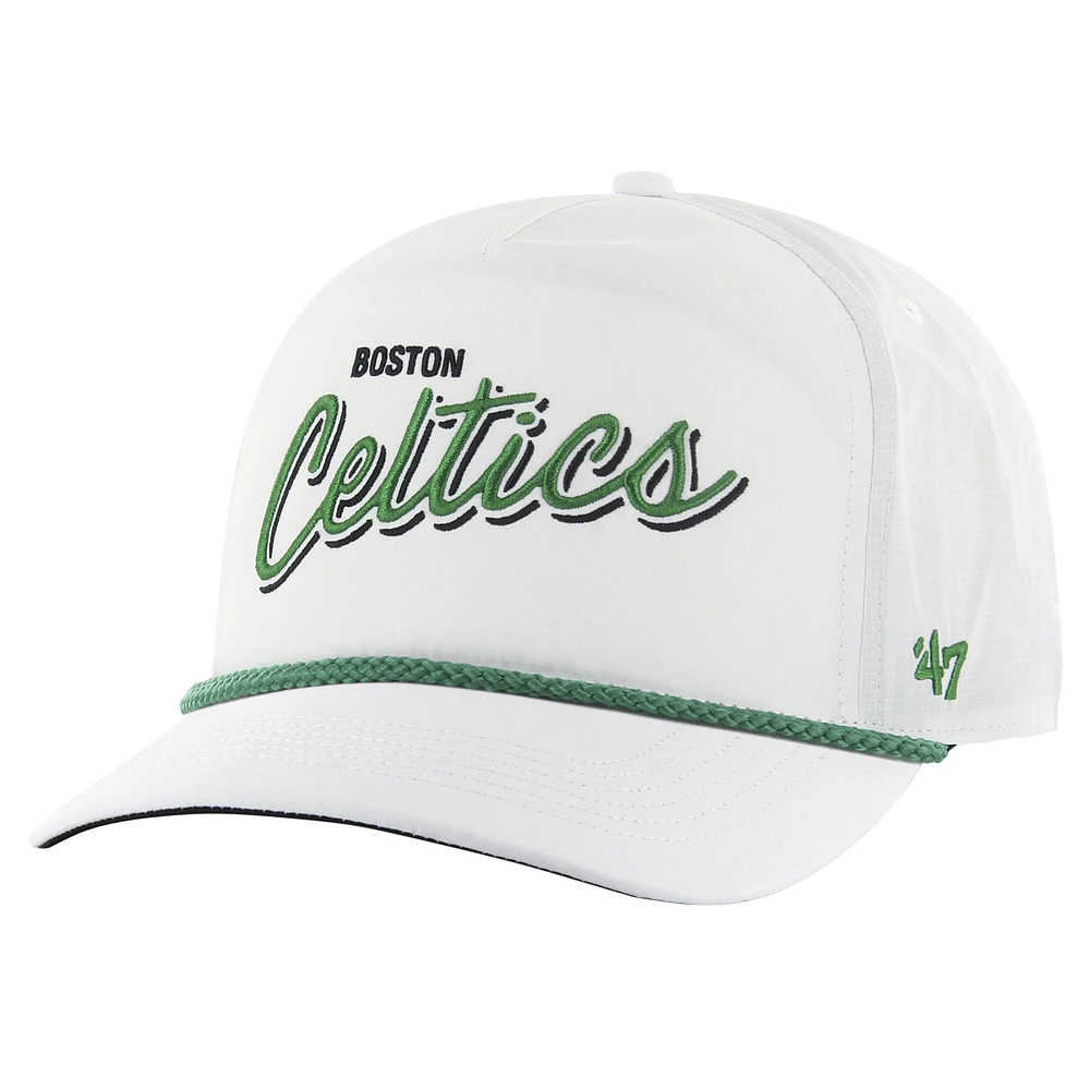 Casquette ajustable '47 Boston Celtics Fairway Hitch brrr pour hommes, blanche