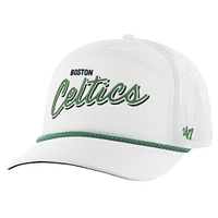 Casquette ajustable '47 Boston Celtics Fairway Hitch brrr pour hommes, blanche
