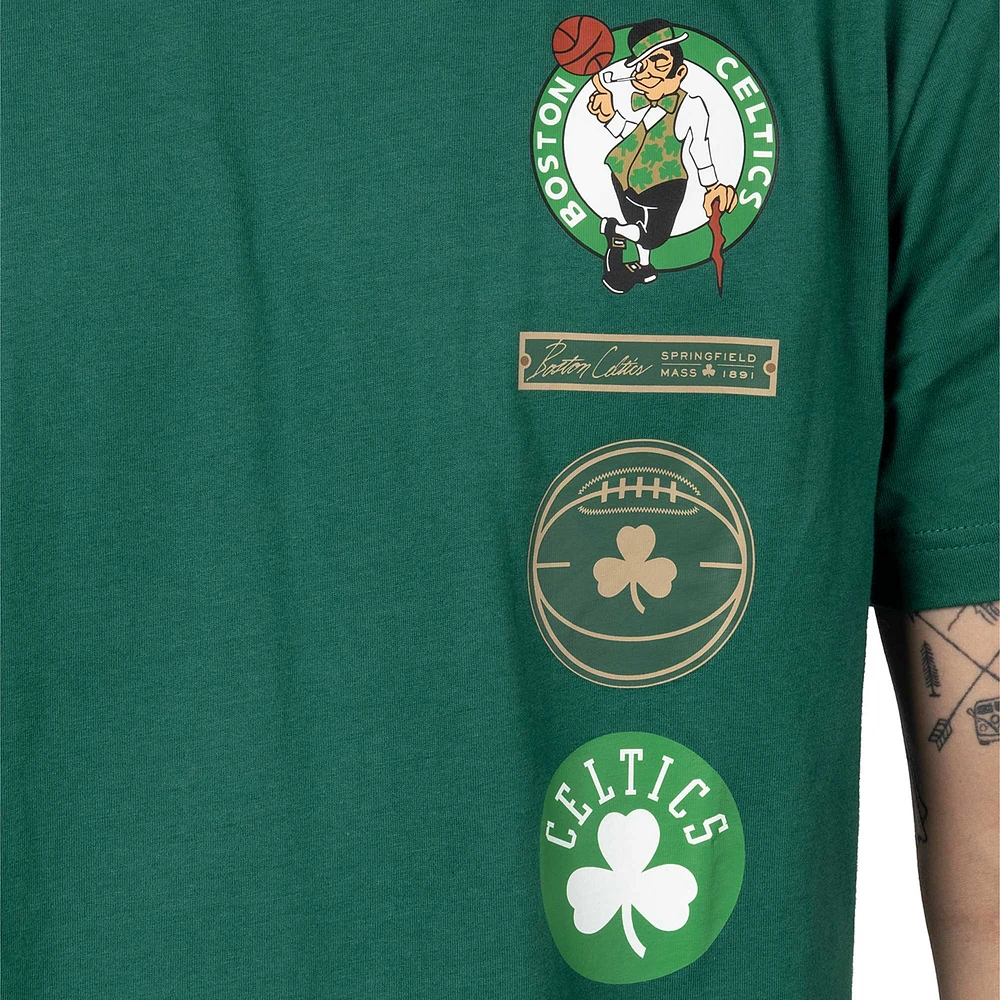 T-shirt 5th & Ocean by New Era Kelly Green Boston Celtics 2023/24 City Edition pour hommes