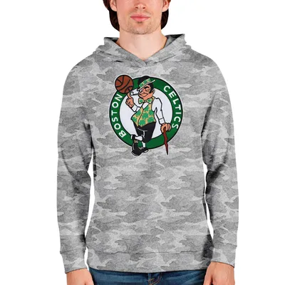 Boston Celtics Antigua Logo Absolute Pullover Hoodie