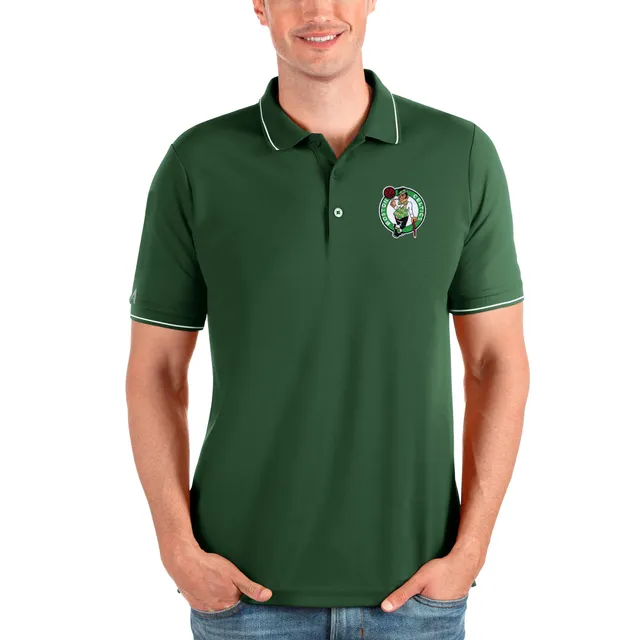 Men's Green Bay Packers Antigua Green Esteem Polo