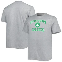 Men's Black Boston Celtics Big & Tall Heart Soul T-Shirt