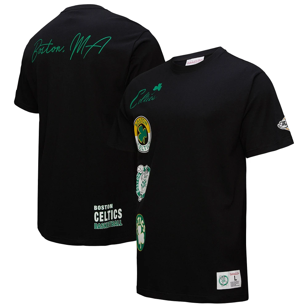 Men's Black Boston Celtics Out Collection Vintage Premium T-Shirt