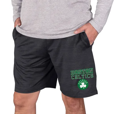 Boston Celtics Concepts Sport Bullseye Knit Jam Shorts - Charcoal