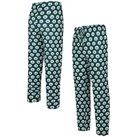 Pantalon de nuit Concepts Sport Kelly Green Boston Celtics avec logo imprimé sur toute la surface pour hommes