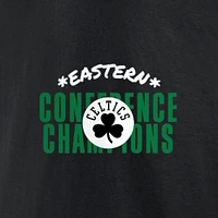 T-shirt noir Fanatics pour hommes Boston Celtics 2022 Champions de la Conférence Est Balanced Attack Roster