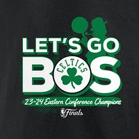 T-shirt noir Fanatics pour hommes des Boston Celtics 2024 Champions de la Conférence Est Layup Drill