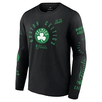 Men's Fanatics Black Boston Celtics 2024 NBA Finals Champions Drive to the Hoop Long Sleeve T-Shirt