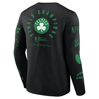 Men's Fanatics Black Boston Celtics 2024 NBA Finals Champions Drive to the Hoop Long Sleeve T-Shirt