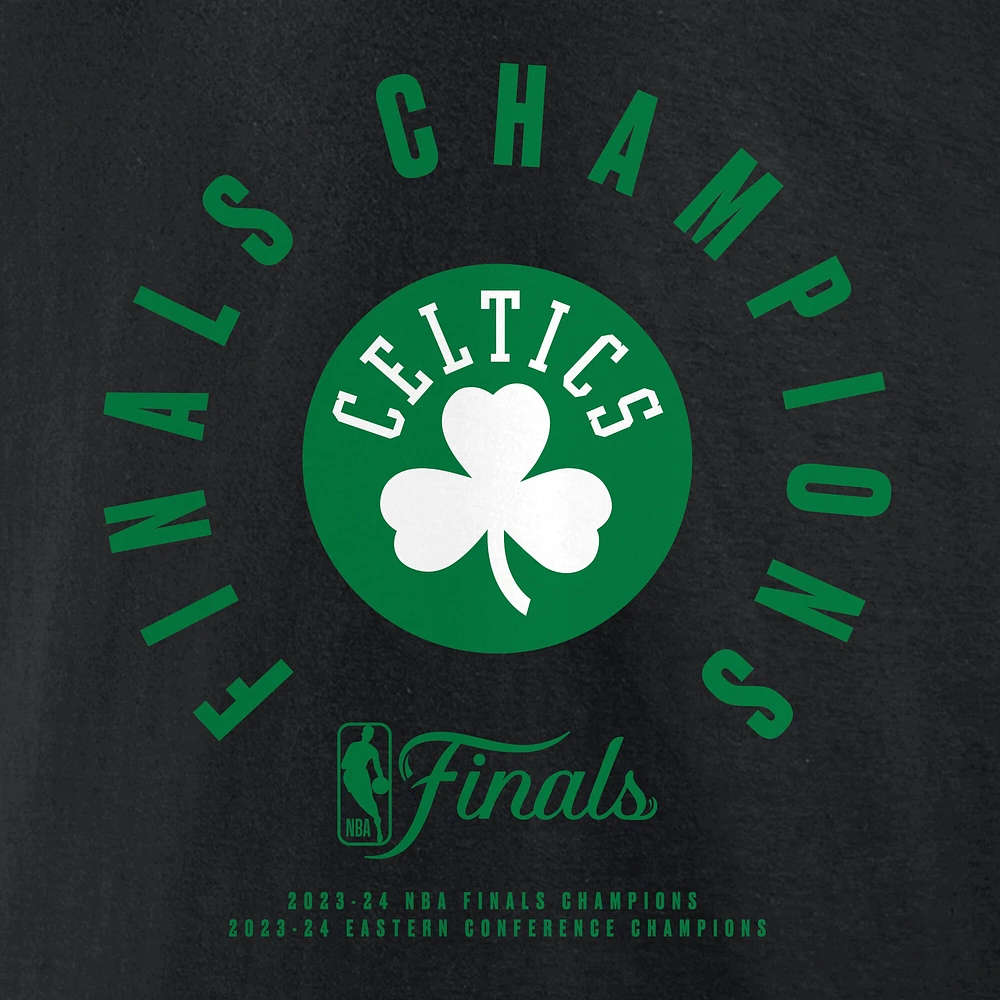 Men's Fanatics Black Boston Celtics 2024 NBA Finals Champions Drive to the Hoop Long Sleeve T-Shirt