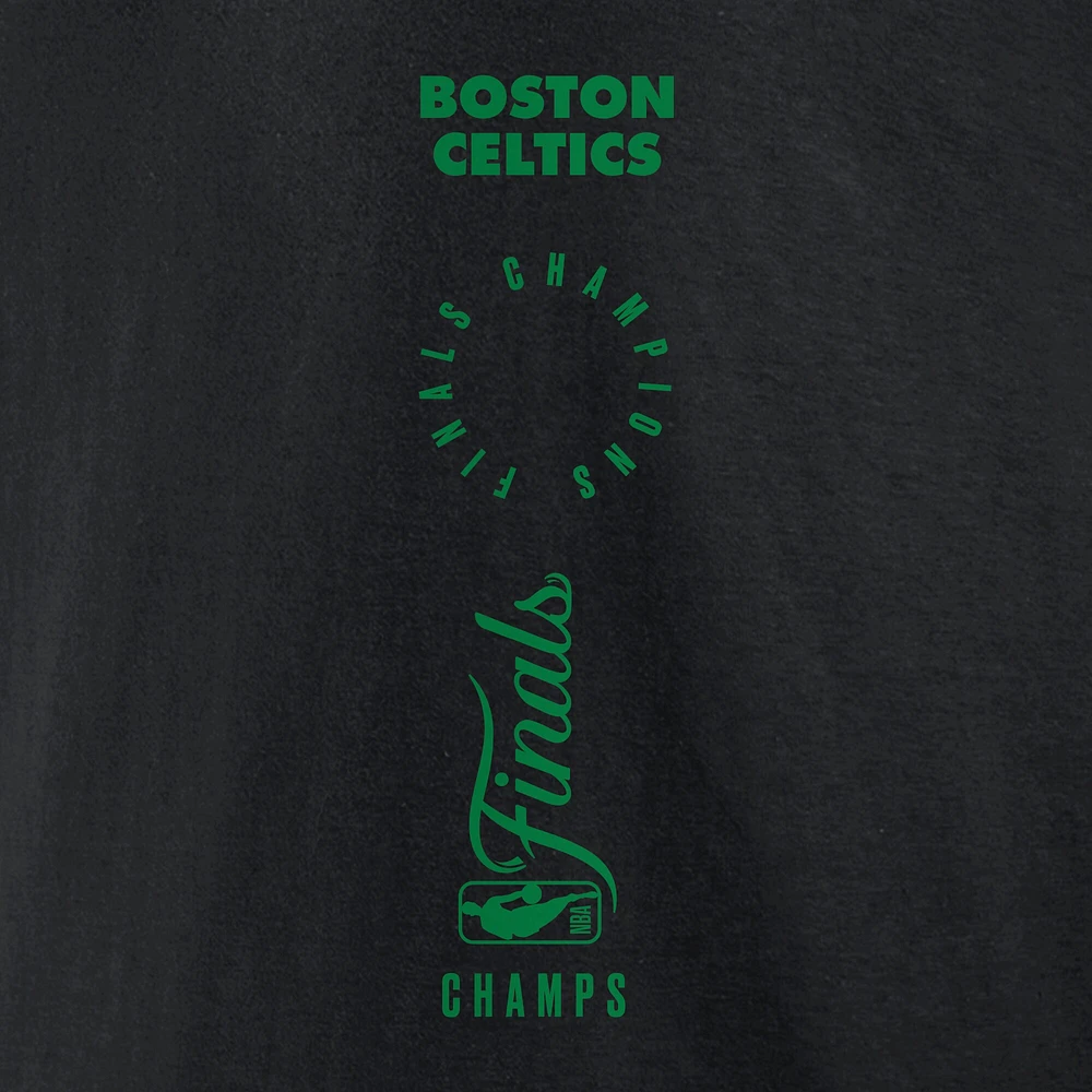 Men's Fanatics Black Boston Celtics 2024 NBA Finals Champions Drive to the Hoop Long Sleeve T-Shirt