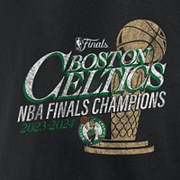 T-shirt noir Fanatics pour hommes Boston Celtics 2024 NBA Finals Champions Fast Break Finish Trophy