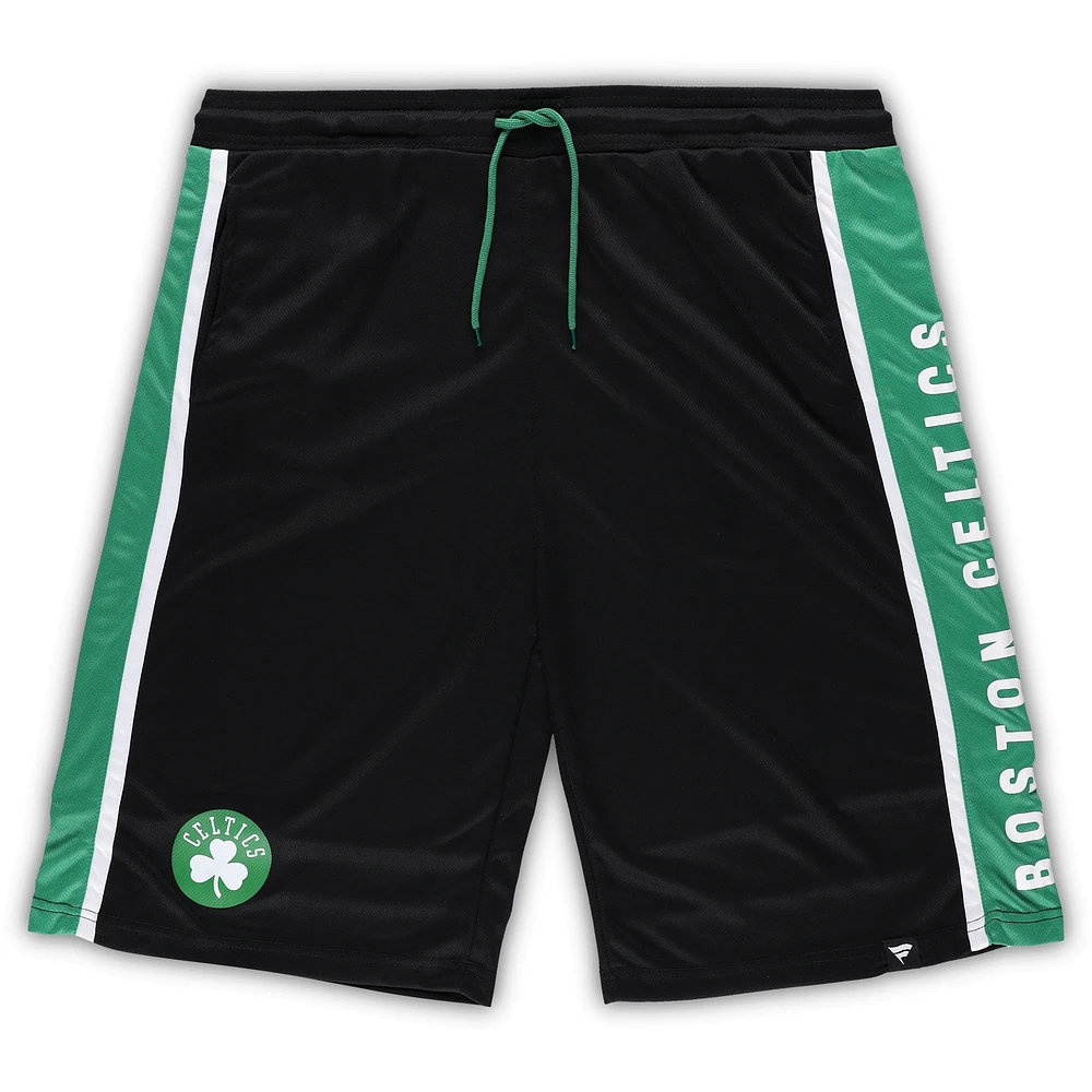 Short en maille emblématique Boston Celtics Big & Tall Referee Fanatics pour hommes