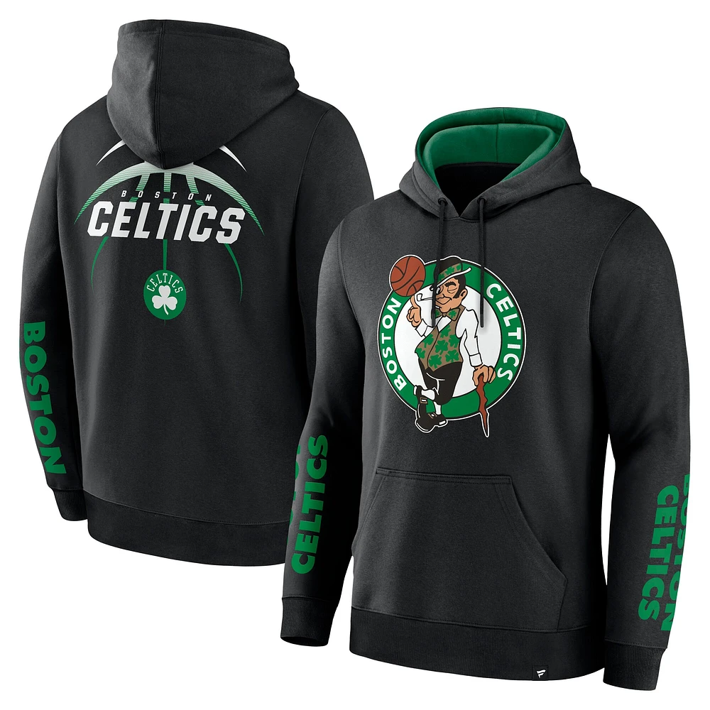 Sweat à capuche noir pour homme Fanatics Boston Celtics Legacy Guard
