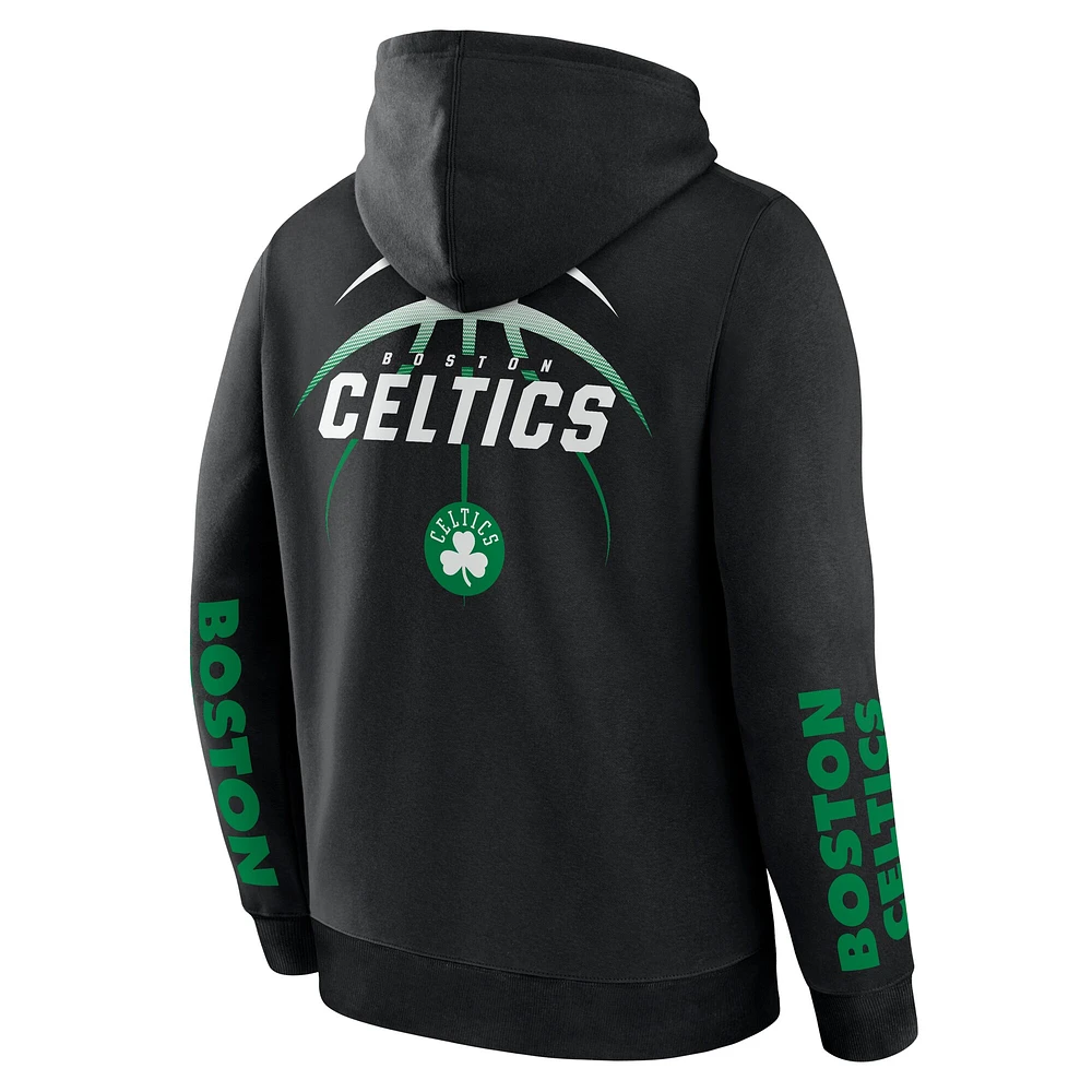 Sweat à capuche noir pour homme Fanatics Boston Celtics Legacy Guard