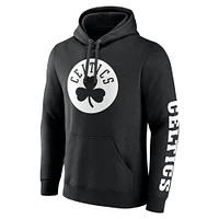 Sweat à capuche en polaire noir Boston Celtics Put Me Coach pour hommes Fanatics