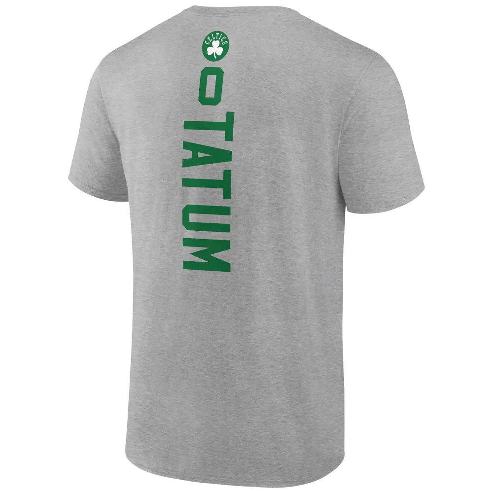 Men's Boston Celtics Jayson Tatum Nike White Name & Number T-Shirt