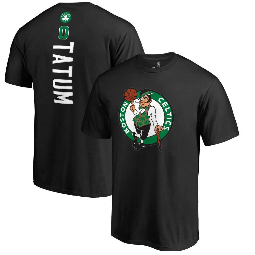 Fanatics Branded Men's Fanatics Branded Jayson Tatum Black Boston Celtics  Backer Player Name & Number - T-Shirt