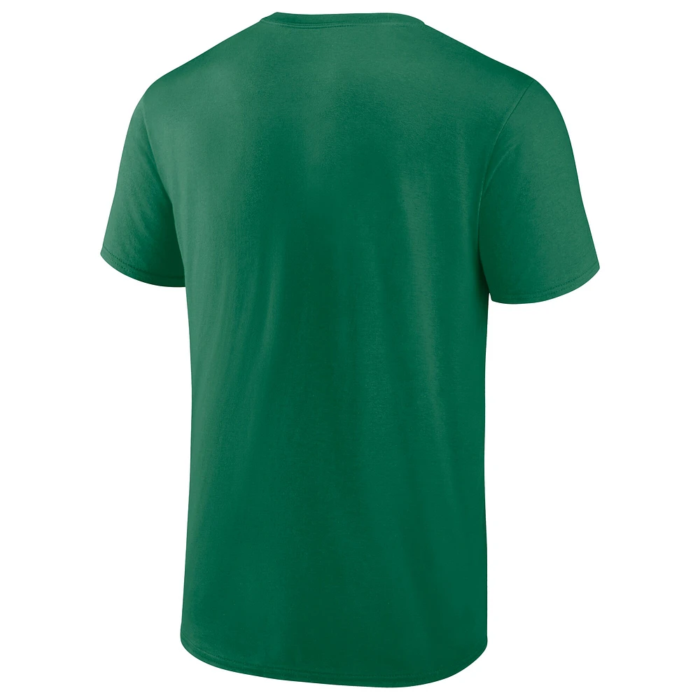 Men's Fanatics  Kelly Green Boston Celtics 2025 Atlantic Division Champions Locker Room T-Shirt