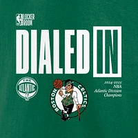 Men's Fanatics  Kelly Green Boston Celtics 2025 Atlantic Division Champions Locker Room T-Shirt