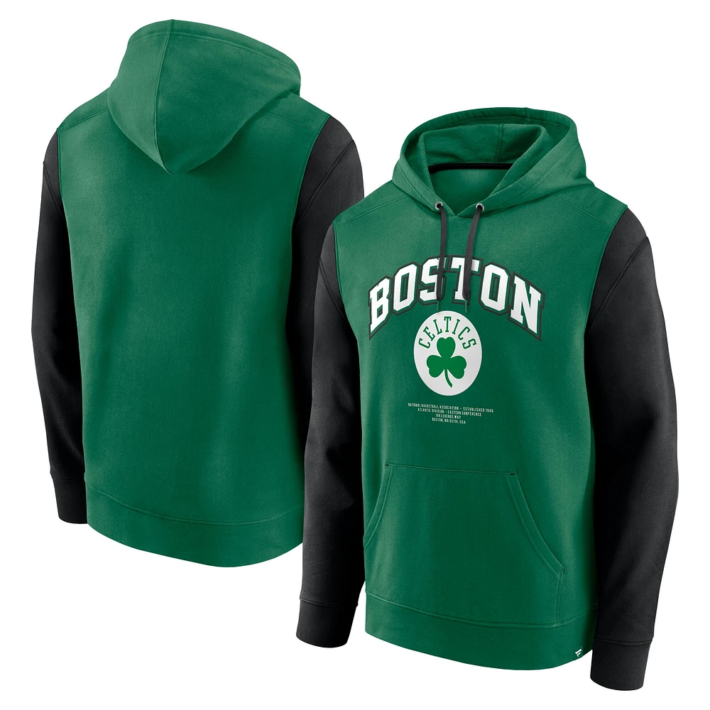 Men's Fanatics Kelly Green Boston Celtics Scorer Pullover Hoodie