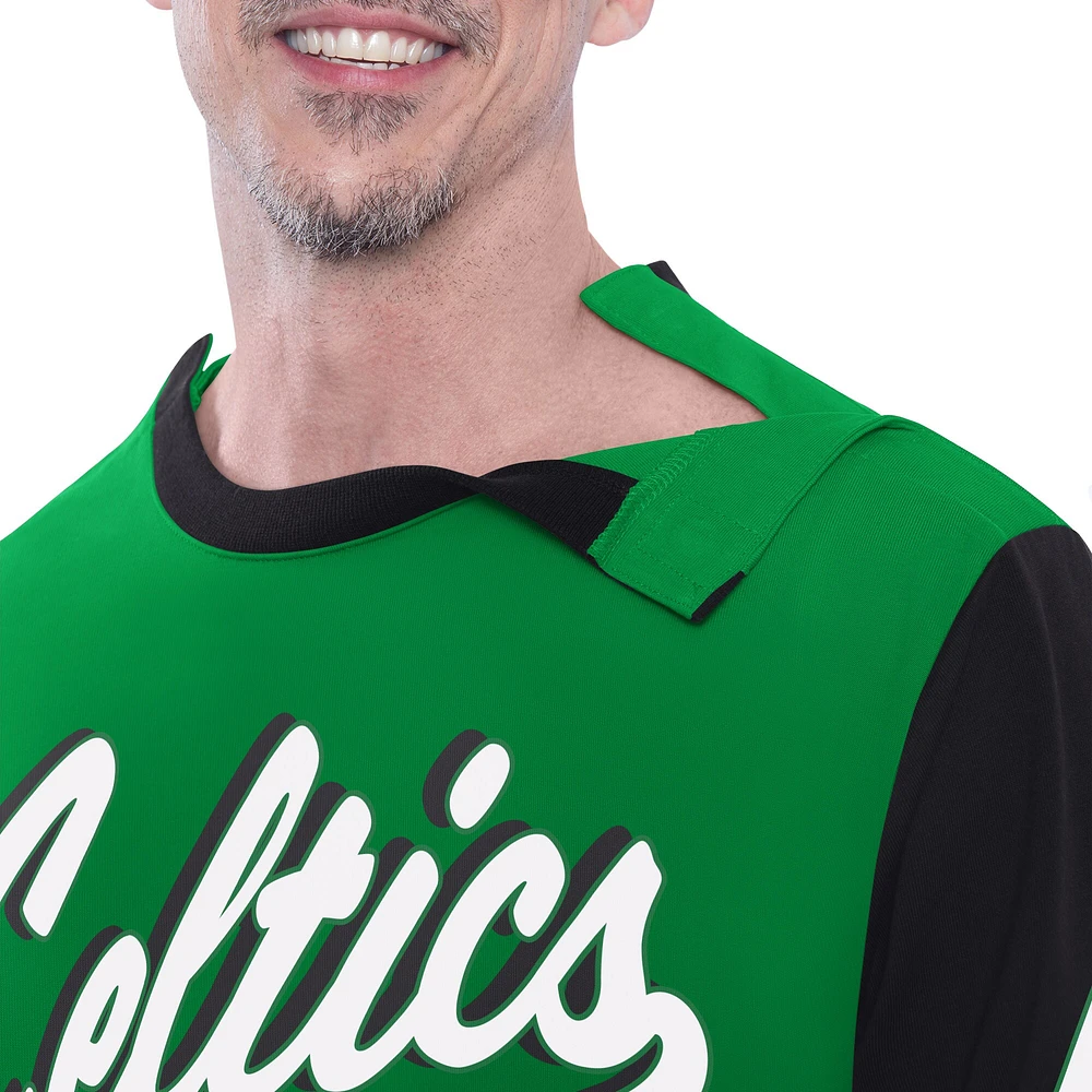 Haut de rugby adaptatif à manches longues G-III Sports by Carl Banks pour homme, vert, Boston Celtics
