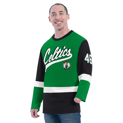 Haut de rugby adaptatif à manches longues G-III Sports by Carl Banks pour homme, vert, Boston Celtics