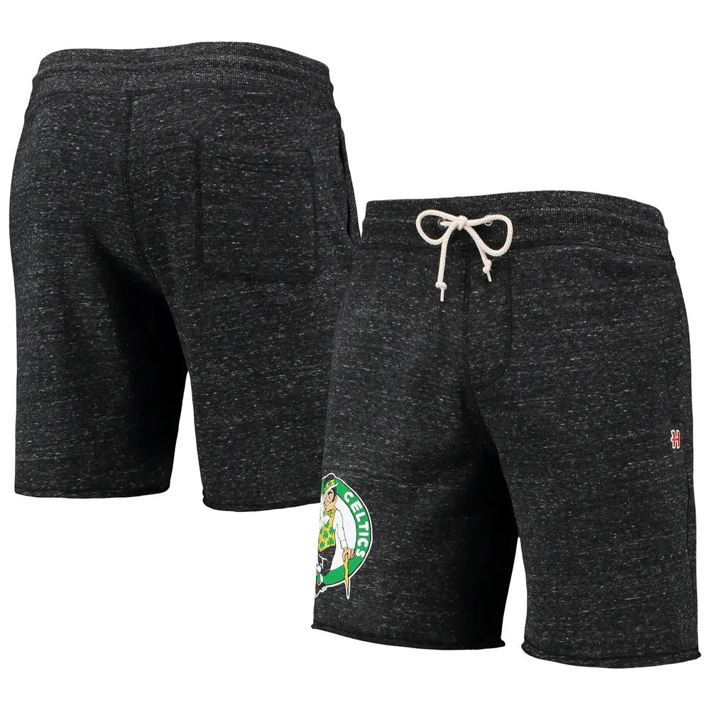 Short en molleton tri-mélange avec logo principal Boston Celtics Homage Charcoal pour homme