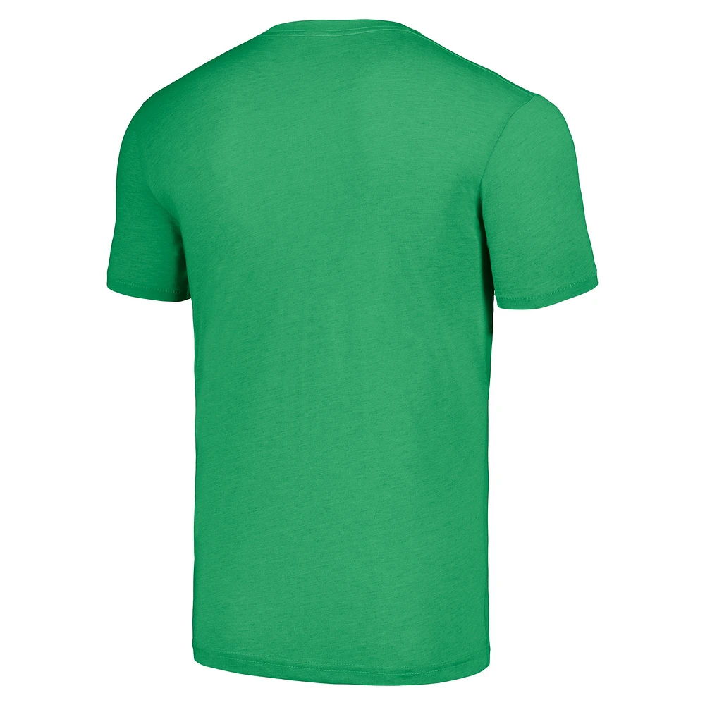 Men's Homage Jaylen Brown/Jayson Tatum Heathered Green Boston Celtics NBA Jam Tri-Blend T-Shirt
