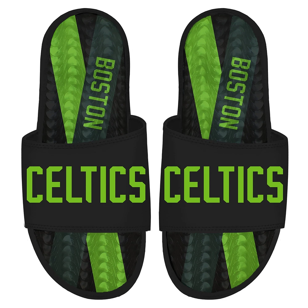 Sandales à enfiler ISlide Boston Celtics City Edition Gel pour homme 2024/25