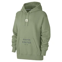 Men's Jordan Brand Green Boston Celtics Courtside Statement Edition Premium Pullover Hoodie