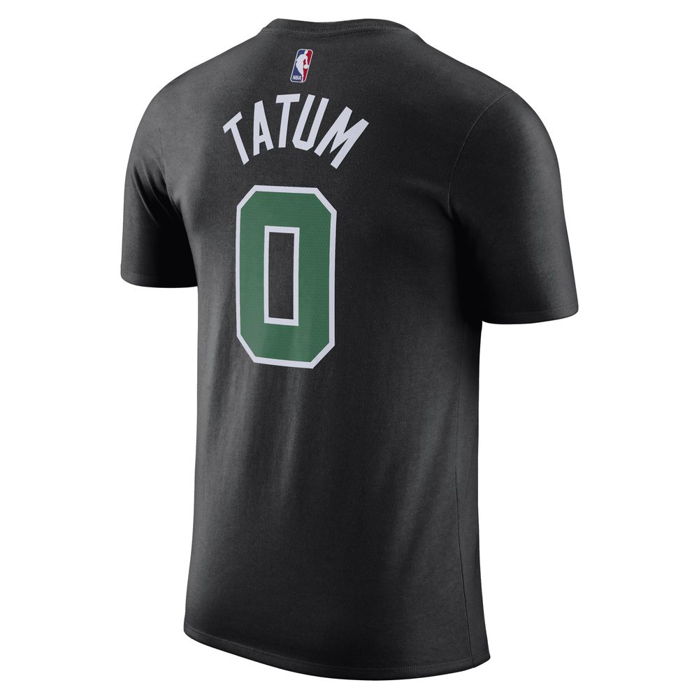 Toddler Jordan Brand Jayson Tatum Black Boston Celtics Statement Edition  Name & Number T-Shirt