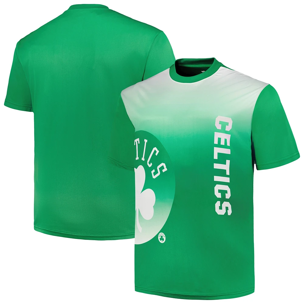 Men's Kelly Green Boston Celtics Big & Tall Sublimated T-Shirt