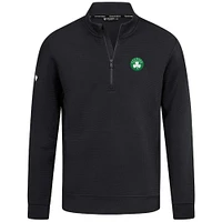 Pull noir à fermeture éclair quart de tour Accolade Cushion pour homme des Boston Celtics Levelwear
