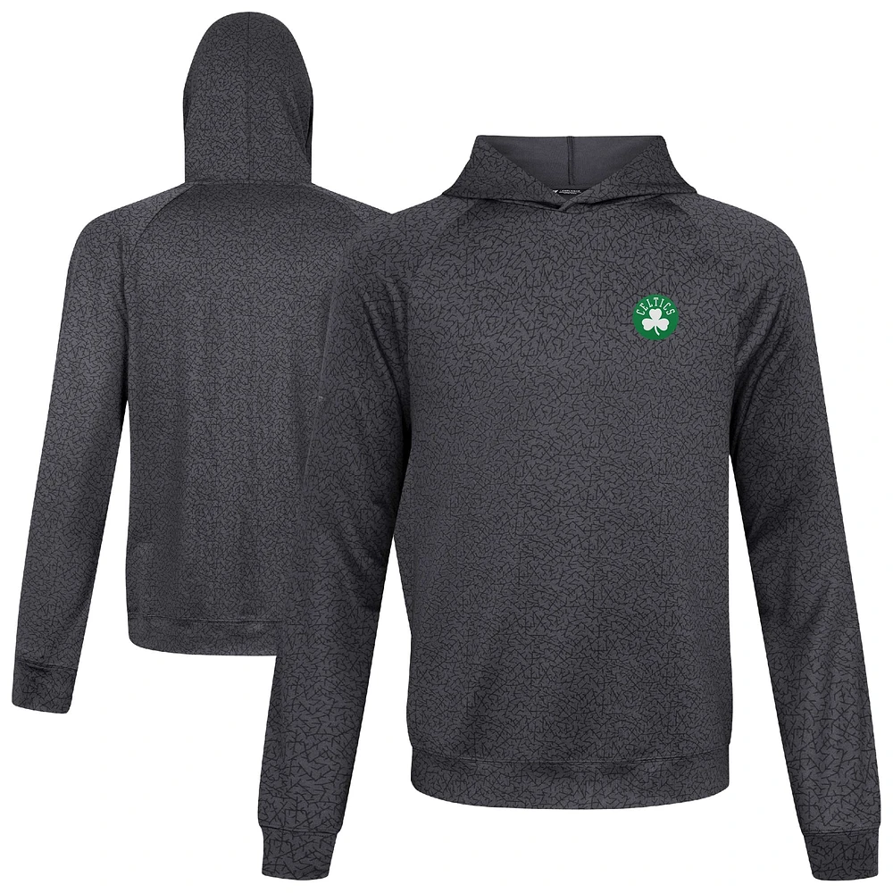 Men's Levelwear Black Boston Celtics Challenger Pullover Hoodie