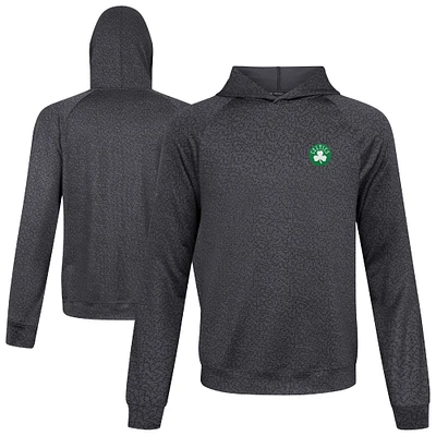 Men's Levelwear Black Boston Celtics Challenger Pullover Hoodie