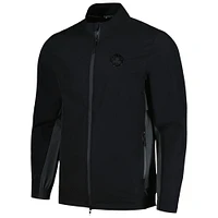 Veste noire à fermeture éclair intégrale Levelwear pour hommes Boston Celtics Harrington