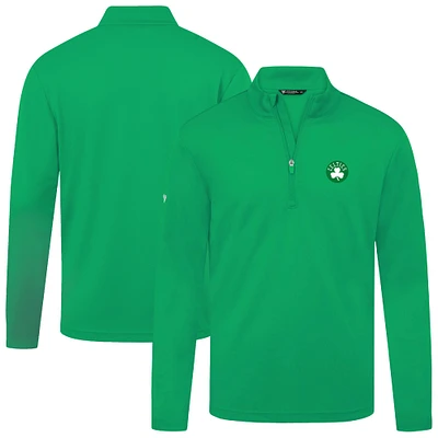 Haut vert à fermeture éclair quart de tour Heron des Boston Celtics pour homme Levelwear
