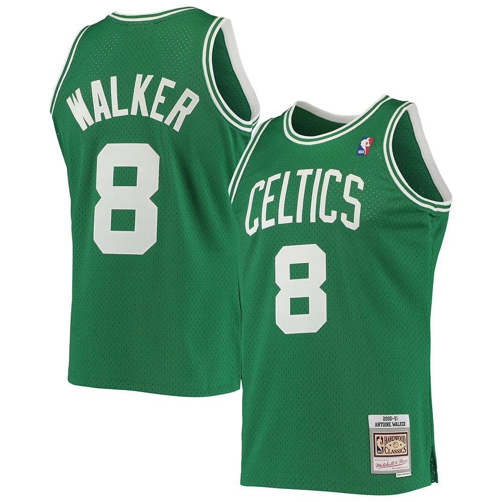 Maillot Swingman Mitchell & Ness Antoine Walker Kelly vert Boston Celtics 2001/02 Hardwood Classics pour hommes